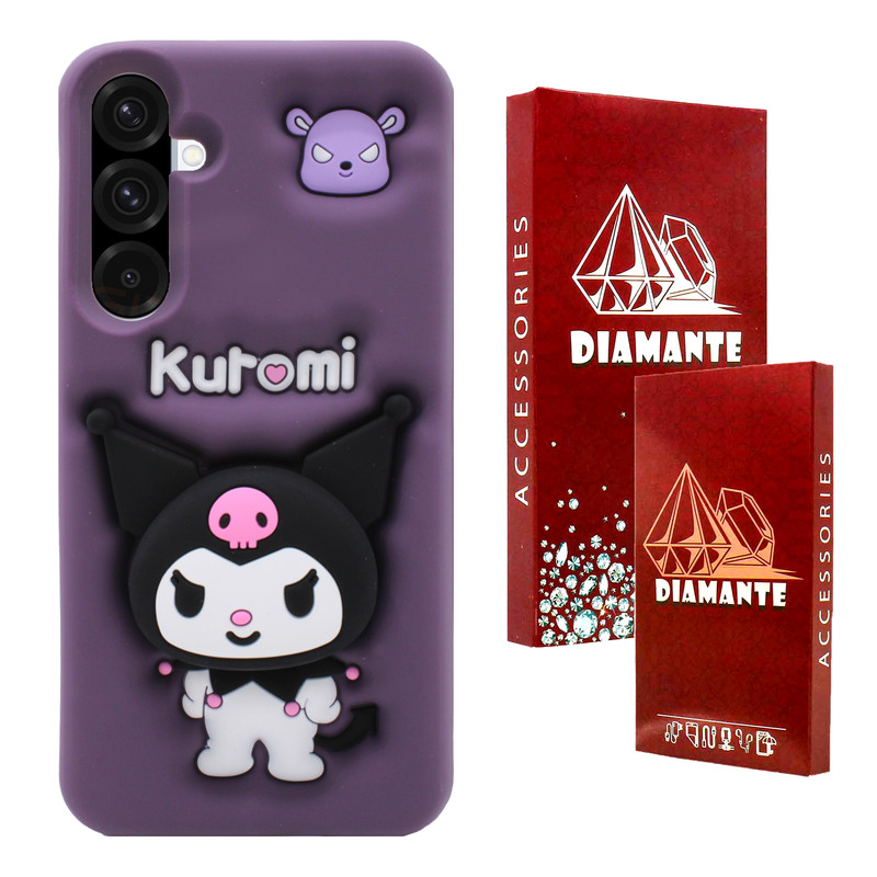 کاور دیامانته مدل Kuromi Rd مناسب برای گوشی موبایل سامسونگ Galaxy A26