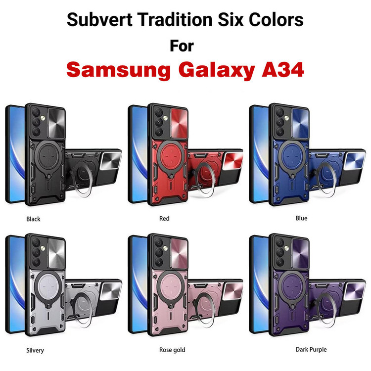 کاور اسپارتان مدل Magnet Ring Strap مناسب برای گوشی موبایل سامسونگ Galaxy A34