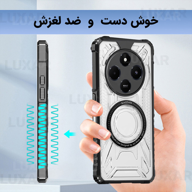 کاور لوکسار مدل 14c _Luxmag مناسب برای گوشی موبایل شیائومی Redmi 14C / Poco C75