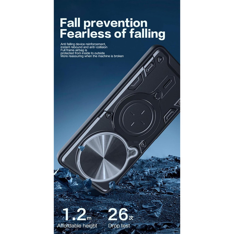 کاور اسپارتان مدل Magnet Ring Strap مناسب برای گوشی موبایل ریلمی 12Pro / 12 Pro Plus به همراه بند آویز