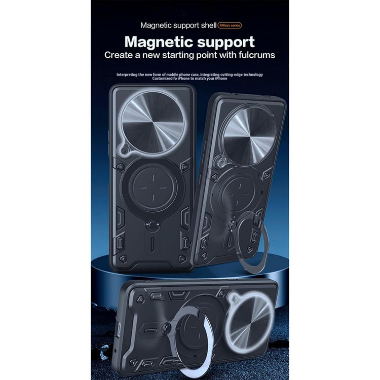 کاور اسپارتان مدل Magnet Ring Strap مناسب برای گوشی موبایل ریلمی 12Pro / 12 Pro Plus به همراه بند آویز