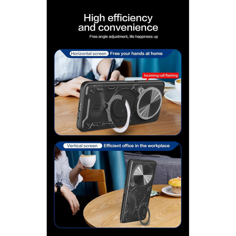 کاور اسپارتان مدل Magnet Ring Strap مناسب برای گوشی موبایل ریلمی 12Pro / 12 Pro Plus به همراه بند آویز