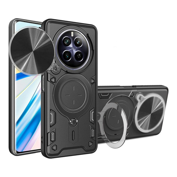 کاور اسپارتان مدل Magnet Ring Strap مناسب برای گوشی موبایل ریلمی 12Pro / 12 Pro Plus به همراه بند آویز