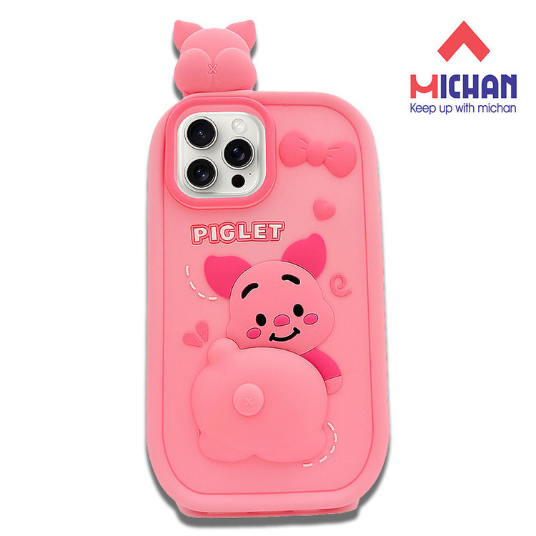 کاور میچان طرح خوک پاستیلی مناسب برای گوشی موبایل اپل IPHONE 12 PRO MAX/13 PRO MAX