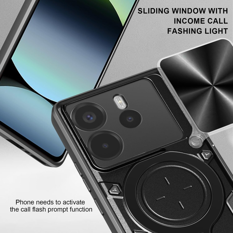 کاور اسپارتان مدل Magnet Ring مناسب برای گوشی موبایل شیائومی Redmi Note 14 4G
