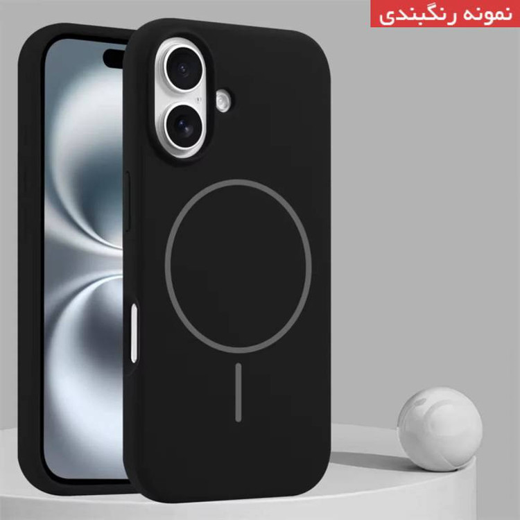 کاور قاب تام مدل سیلیکونی پاک کنی مگ سیف دار مناسب برای گوشی موبایل اپل iPhone 12 Pro Max