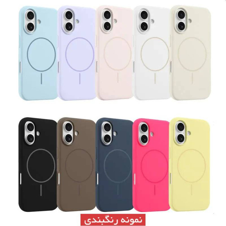کاور قاب تام مدل سیلیکونی پاک کنی مگ سیف دار مناسب برای گوشی موبایل اپل iPhone 12 Pro Max