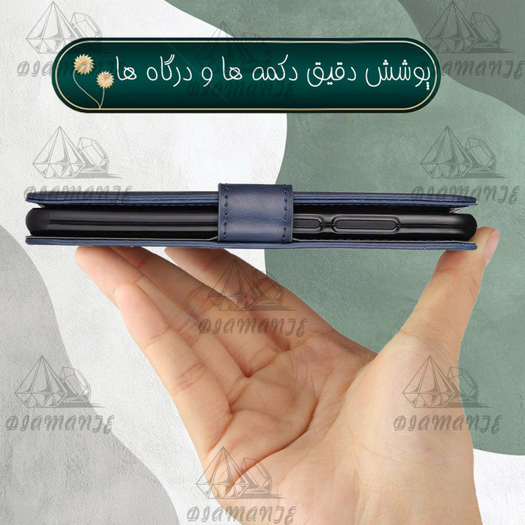 کیف کلاسوری دیامانته مدل Mek Gn مناسب برای گوشی موبایل هوآوی Y9s به همراه بند آویز