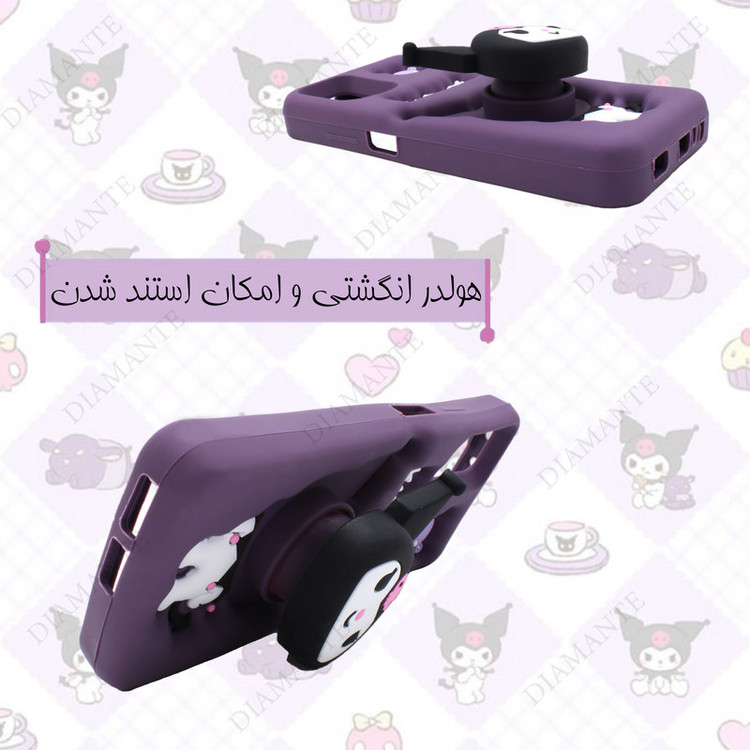 کاور دیامانته مدل Kuromi Rd مناسب برای گوشی موبایل سامسونگ Galaxy A16