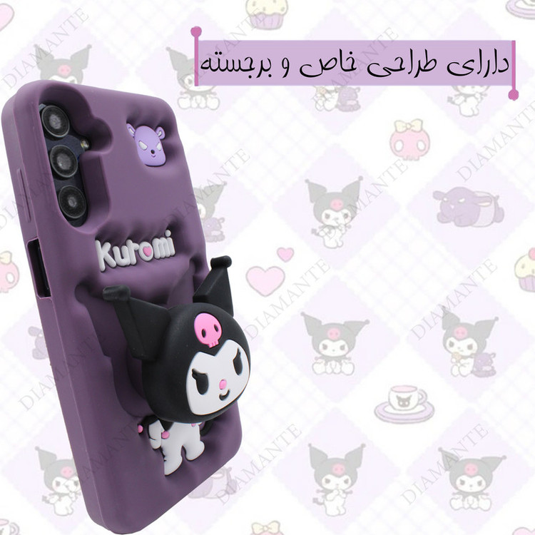 کاور دیامانته مدل Kuromi Rd مناسب برای گوشی موبایل سامسونگ Galaxy A16