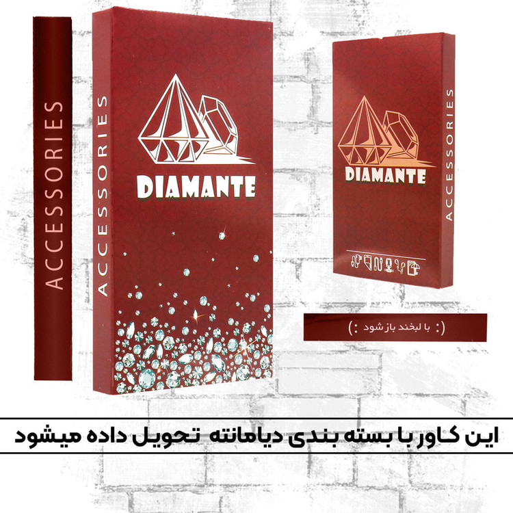کیف کلاسوری دیامانته مدل Mortand Ros مناسب برای گوشی موبایل هواوی P30 Lite به همراه بندآویز