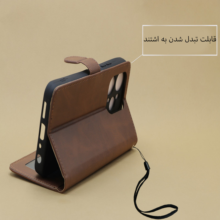 کیف کلاسوری دیامانته مدل Mortand Ros مناسب برای گوشی موبایل هواوی P30 Lite به همراه بندآویز