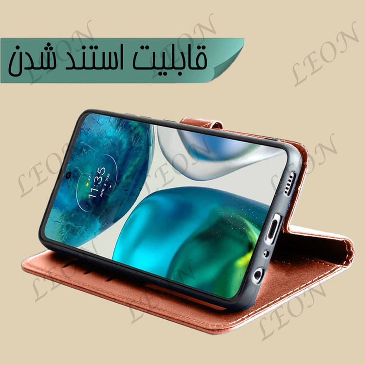 کیف کلاسوری لئون مدل Deri مناسب برای گوشی موبایل داریا Bond 2 Lite