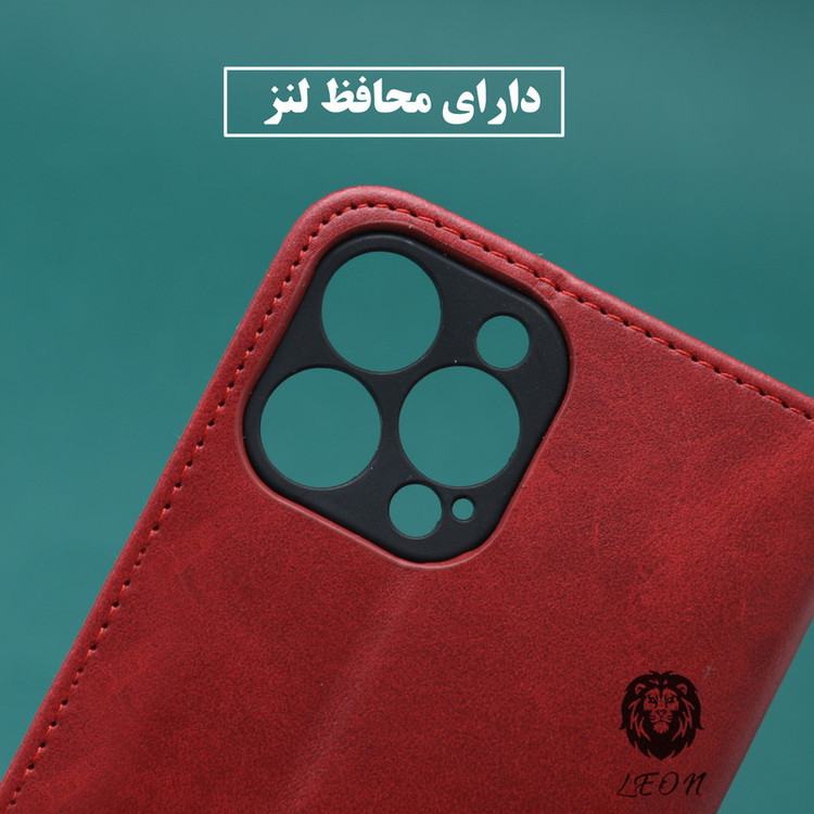 کیف کلاسوری لئون مدل Bers Oro مناسب برای گوشی موبایل سامسونگ Galaxy A17