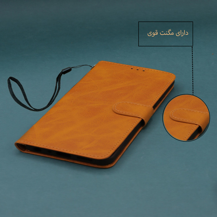 کیف کلاسوری دیامانته مدل Band Rd مناسب برای گوشی موبایل شیائومی Poco F5 به همراه بندآویز