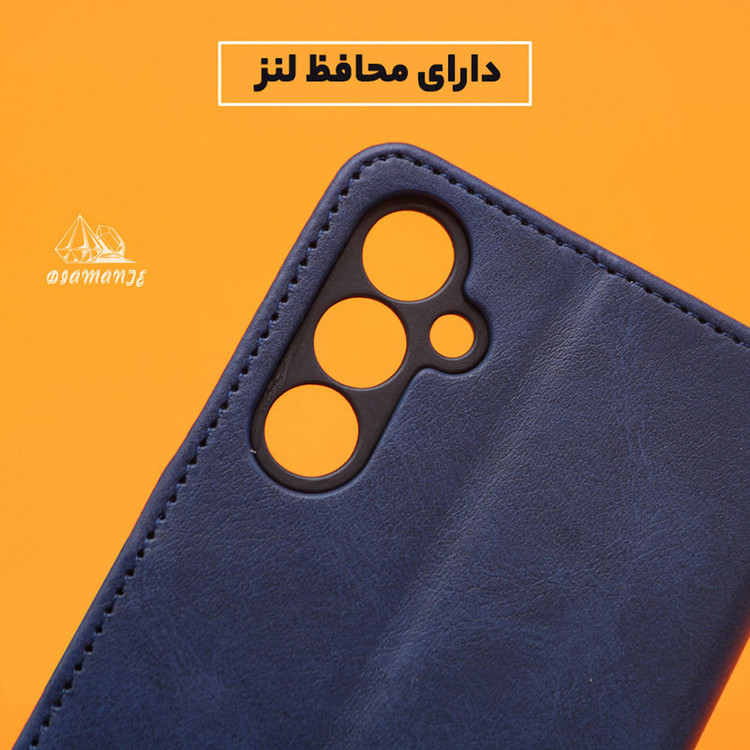 کیف کلاسوری دیامانته مدل Spork Bk مناسب برای گوشی موبایل سامسونگ Galaxy A34
