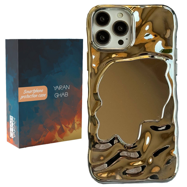 کاور قاب یاران مدل موج آینه ای مناسب برای گوشی موبایل اپل iPhone 12 /12 Pro