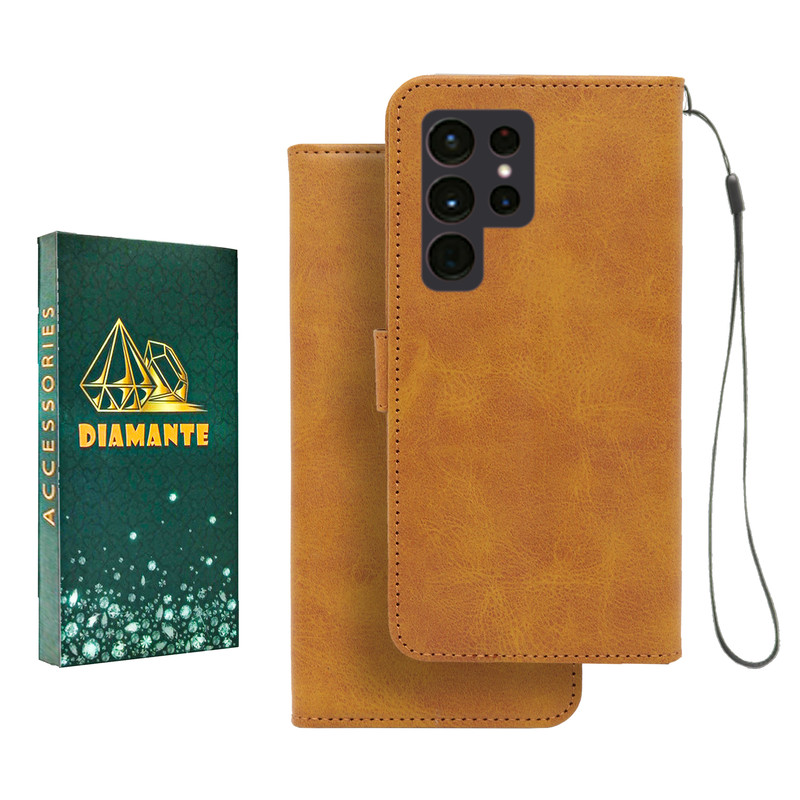 کیف کلاسوری دیامانته مدل Mortand Gn مناسب برای گوشی موبایل سامسونگ Galaxy S23 Ultra