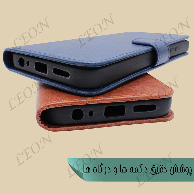 کیف کلاسوری لئون مدل Deri مناسب برای گوشی موبایل شیائومی Poco M7 Pro