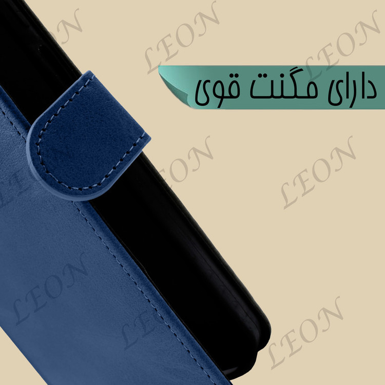 کیف کلاسوری لئون مدل Deri مناسب برای گوشی موبایل شیائومی Poco M7 Pro