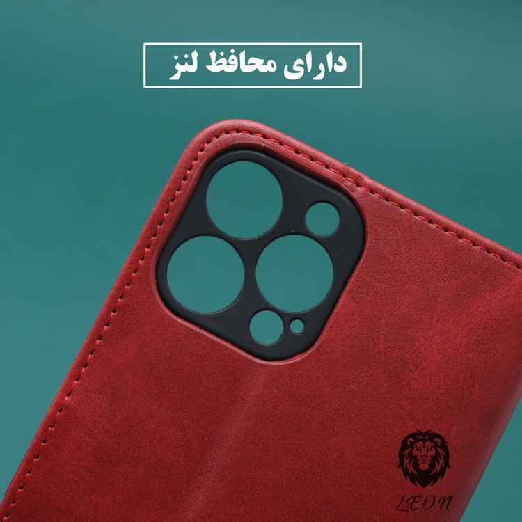 کیف کلاسوری لئون مدل Spark Oro مناسب برای گوشی موبایل شیائومی Poco F4