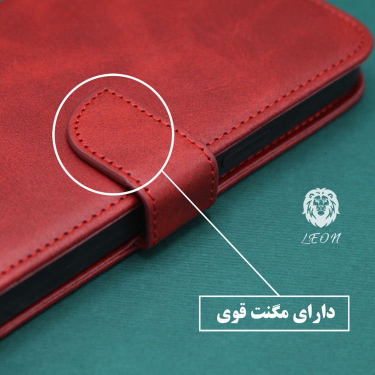 کیف کلاسوری لئون مدل Bers Oro مناسب برای گوشی موبایل اپل iPhone X