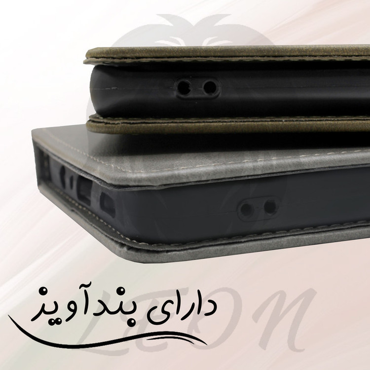 کیف کلاسوری لئون مدل Mokety مناسب برای گوشی موبایل سامسونگ Galaxy A30s به همراه بندآویز