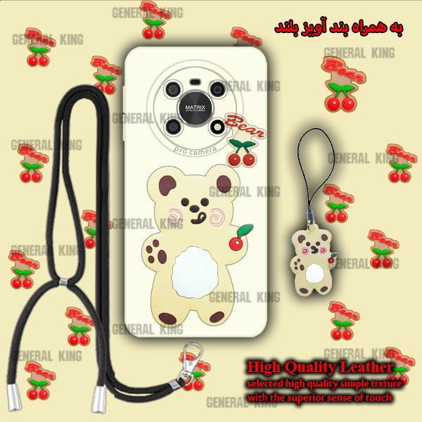 کاور ژنرال کینگ مدل YB-Gilasi21 مناسب برای گوشی موبایل سامسونگ Galaxy A750 / A7 2018 به همراه بند آویز