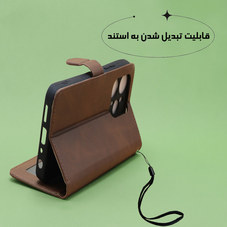 کیف کلاسوری دیامانته مدل Scusa Rd مناسب برای گوشی موبایل سامسونگ Galaxy M33 به همراه بند آویز
