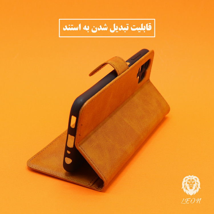 کیف کلاسوری لئون مدل Khoshi مناسب برای گوشی موبایل سامسونگ Galaxy Note 20