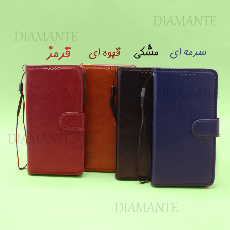 کیف کلاسوری دیامانته مدل Kiif_Bk مناسب برای گوشی موبایل سامسونگ Galaxy A54 به همراه بند آویز