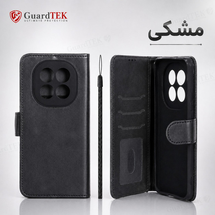 کیف کلاسوری گاردتک اساک مدل Prime Band مناسب برای گوشی موبایل ریلمی 12 Pro Plus به همراه بندآویز