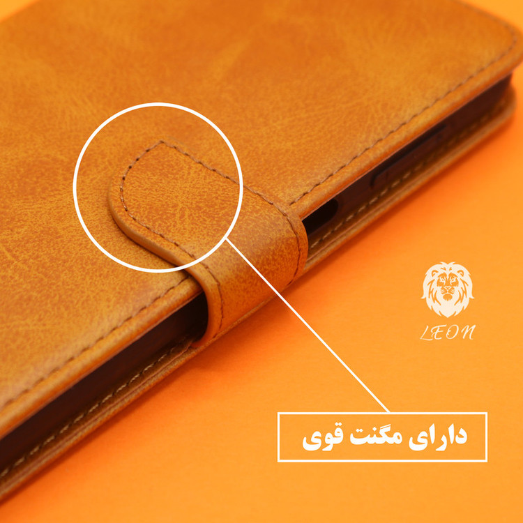 کیف کلاسوری لئون مدل Khoshi مناسب برای گوشی موبایل اپل iPhone 7 Plus