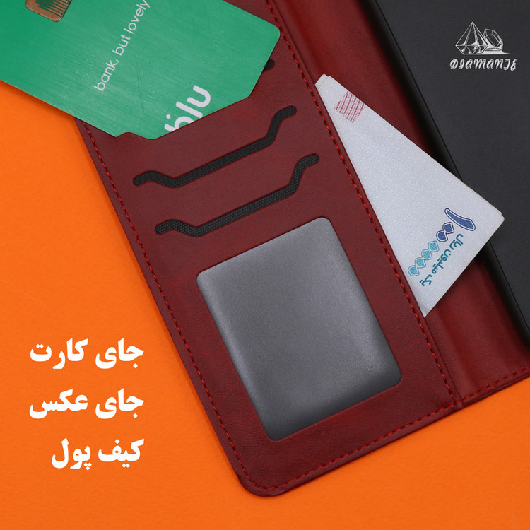 کیف کلاسوری دیامانته مدل gn مناسب برای گوشی موبایل شیائومی Mi 11 Ultra به همراه بندآویز
