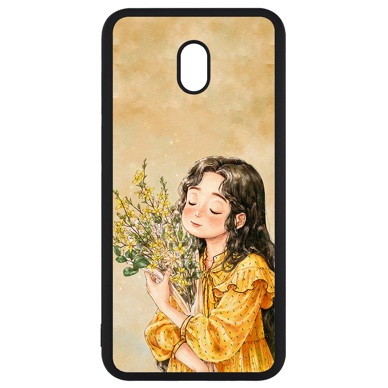 کاور طرح دختر مدل CHL50232 مناسب برای گوشی موبایل شیائومی Redmi 8A