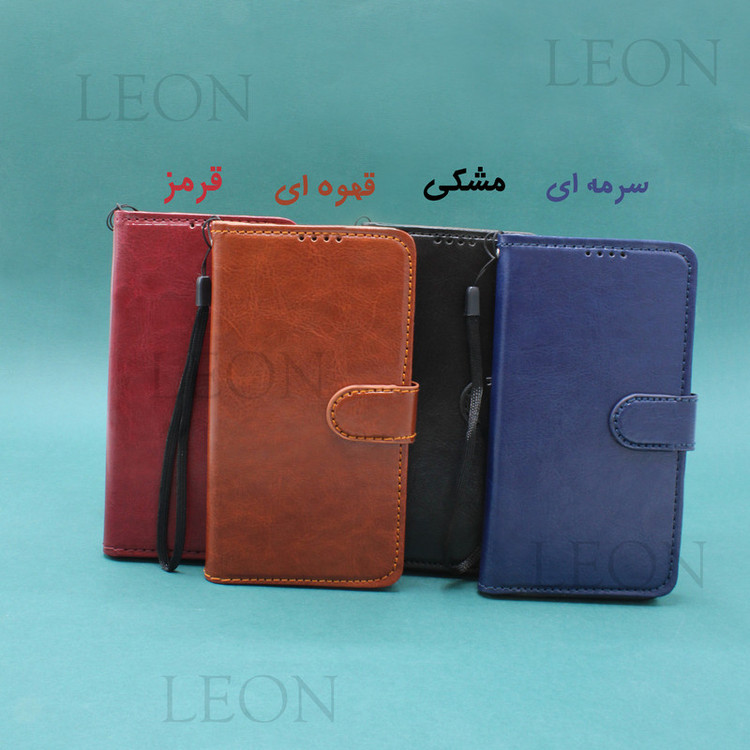 کیف کلاسوری لئون مدل Kiif_1 مناسب برای گوشی موبایل سامسونگ Galaxy J7 Pro / J730 به همراه بند آویز