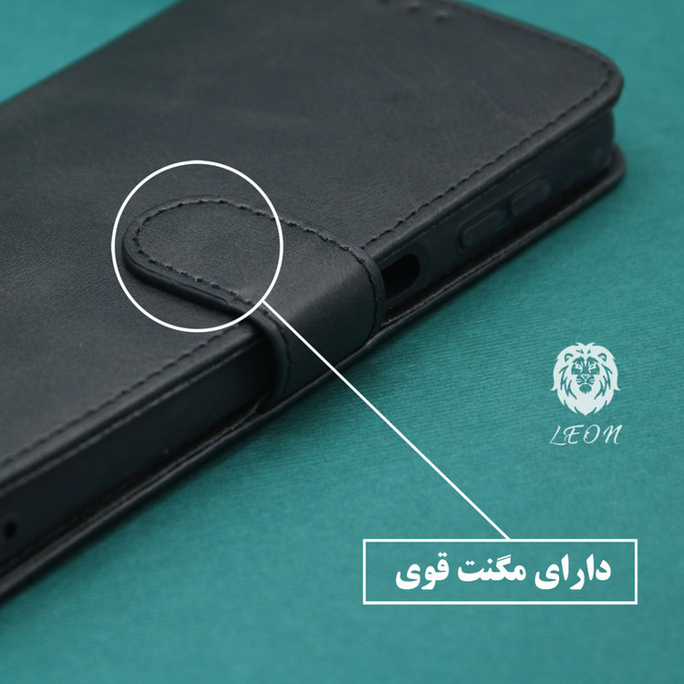 کیف کلاسوری لئون مدل Mortand Oro مناسب برای گوشی موبایل شیائومی Mi 14