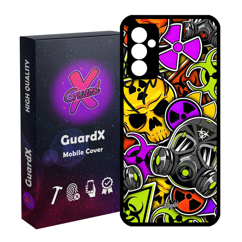 کاور گارد ایکس طرح ماسک مدل Glass10591 مناسب برای گوشی موبایل سامسونگ Galaxy A55 / A55 5G