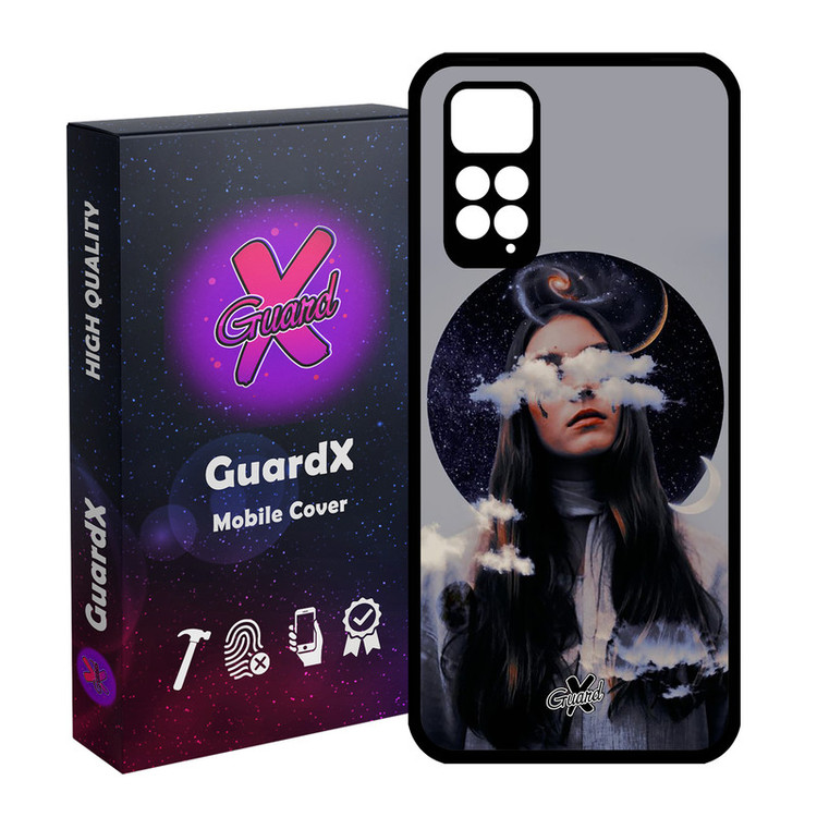 کاور گارد ایکس طرح Girl مدل Glass10011 مناسب برای گوشی موبایل شیائومی Redmi Note 11S/ Note 11 4G