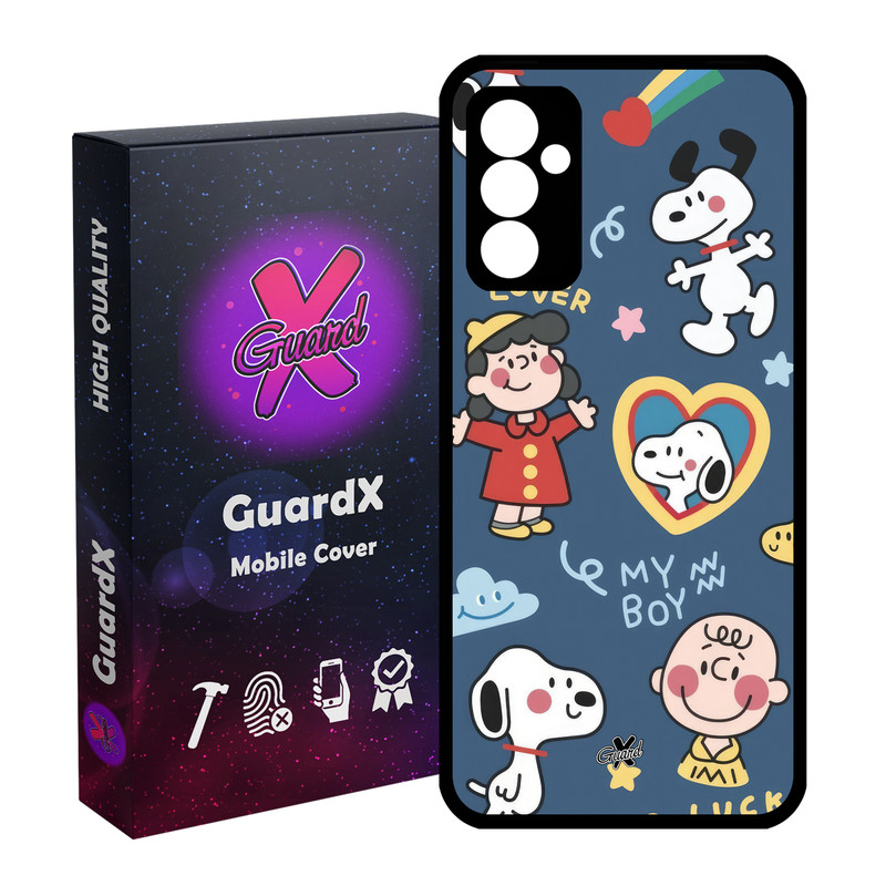 کاور گارد ایکس طرح نقاشی مدل Glass10640 مناسب برای گوشی موبایل سامسونگ Galaxy S23 FE