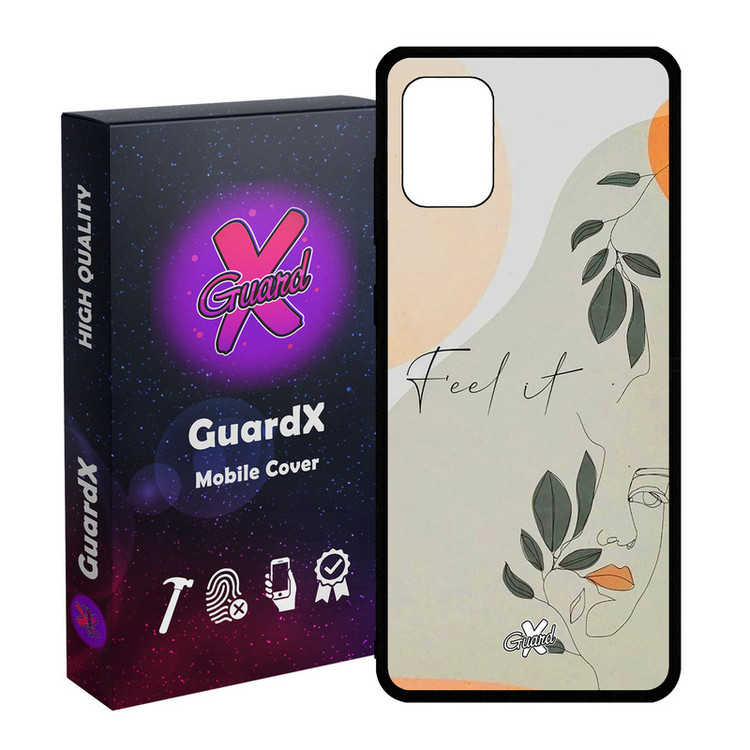کاور گارد ایکس طرح دختر مدل Glass10387 مناسب برای گوشی موبایل سامسونگ Galaxy A31