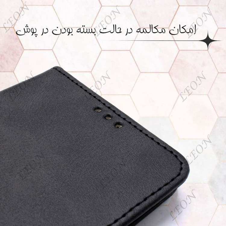 کیف کلاسوری لئون مدل Chanta Yo مناسب برای گوشی موبایل سامسونگ Galaxy M23 5G به همراه بندآویز