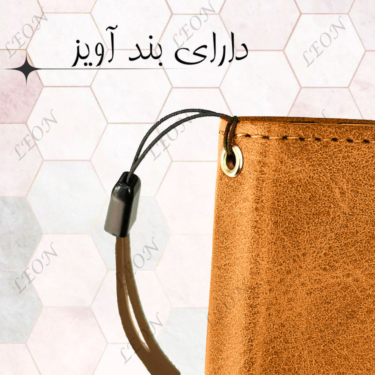 کیف کلاسوری لئون مدل Chanta Yo مناسب برای گوشی موبایل سامسونگ Galaxy M23 5G به همراه بندآویز