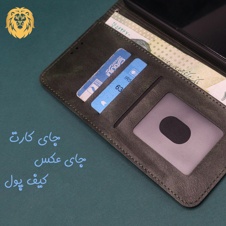 کیف کلاسوری لئون مدل yo مناسب برای گوشی موبایل سامسونگ Galaxy A05
