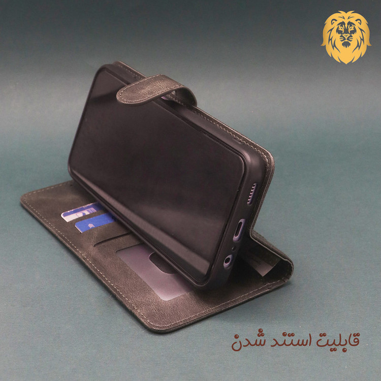کیف کلاسوری لئون مدل yo مناسب برای گوشی موبایل سامسونگ Galaxy A05