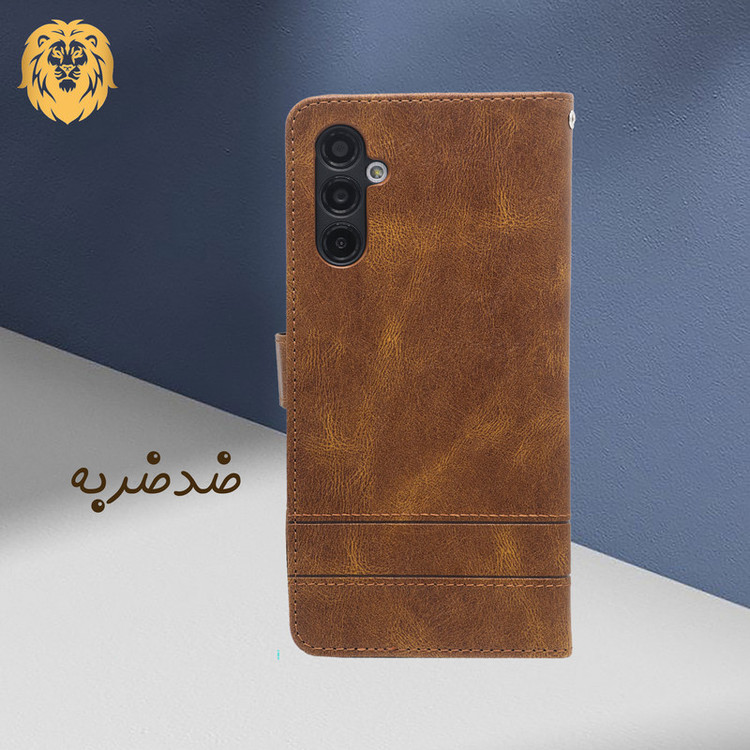 کیف کلاسوری لئون مدل yo مناسب برای گوشی موبایل سامسونگ Galaxy A05