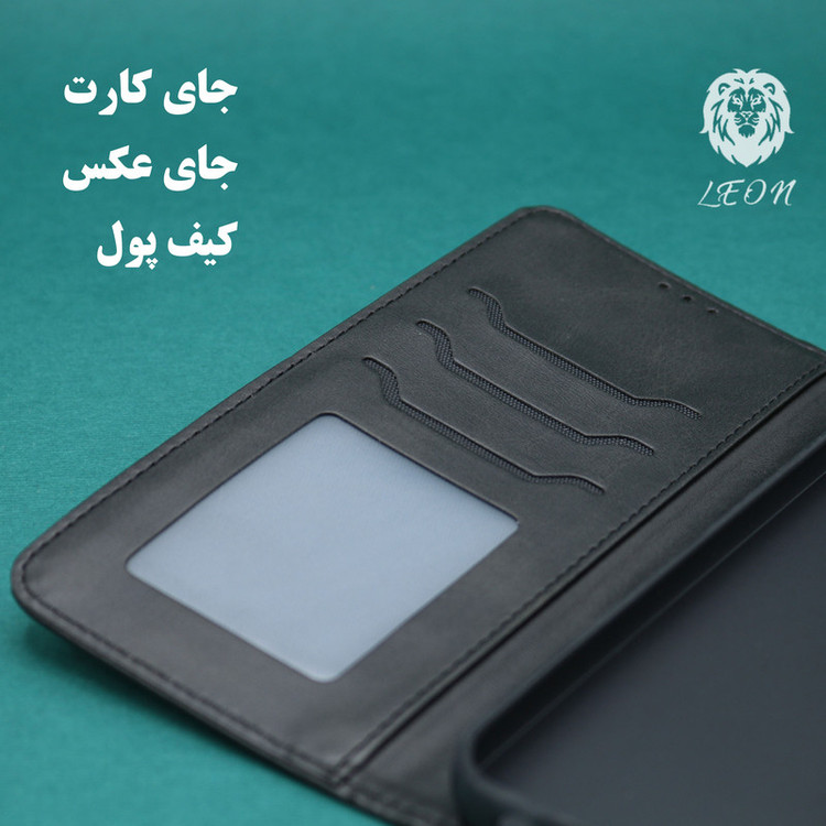 کیف کلاسوری لئون مدل Mortand Oro مناسب برای گوشی موبایل سامسونگ Galaxy A10