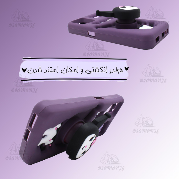 کاور دیامانته مدل Kuromi Bk مناسب برای گوشی موبایل سامسونگ Galaxy M12