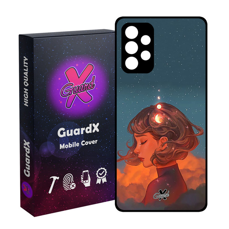 کاور گارد ایکس طرح Girl مدل Glass10302 مناسب برای گوشی موبایل سامسونگ Galaxy A53