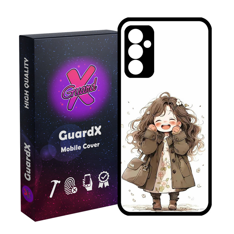 کاور گارد ایکس طرح دختر مدل Glass10719 مناسب برای گوشی موبایل سامسونگ Galaxy A34 / A34 5G